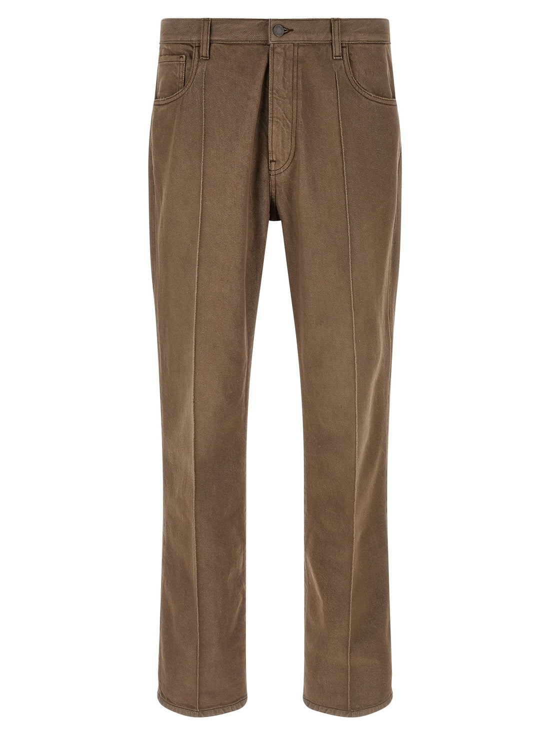 PRADA - 'OLD' wash jeans Brown