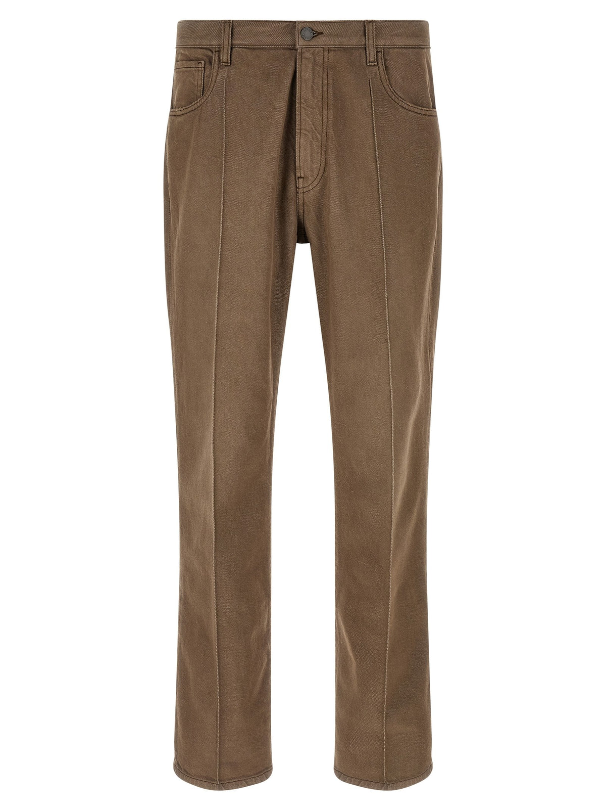 PRADA - 'OLD' wash jeans Brown