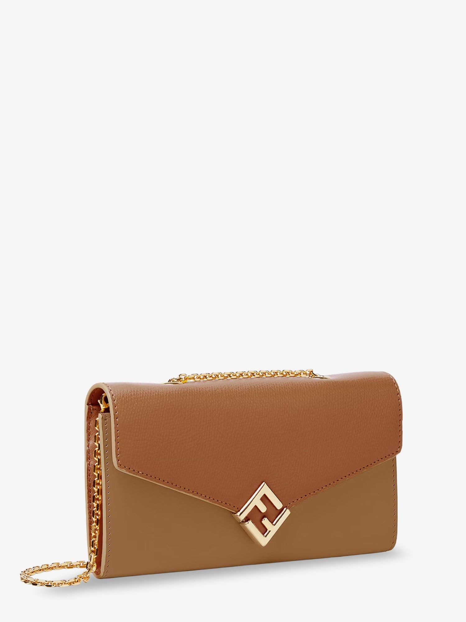Fendi - On Chain FF Diamonds Leather Wallet