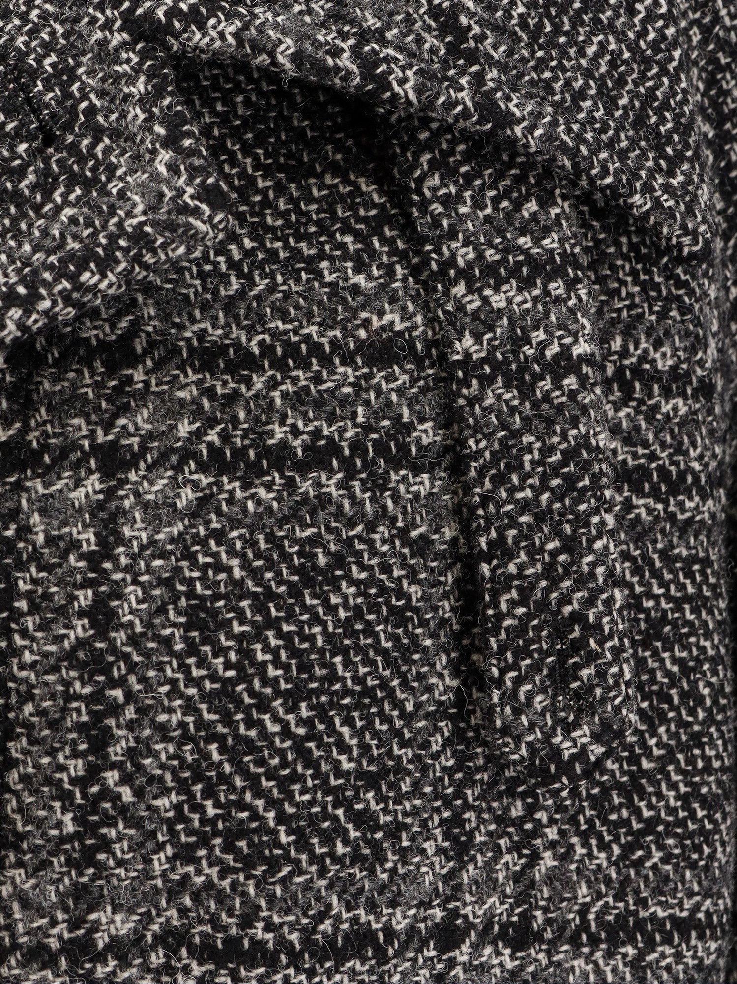 One Layer raglan wool coat