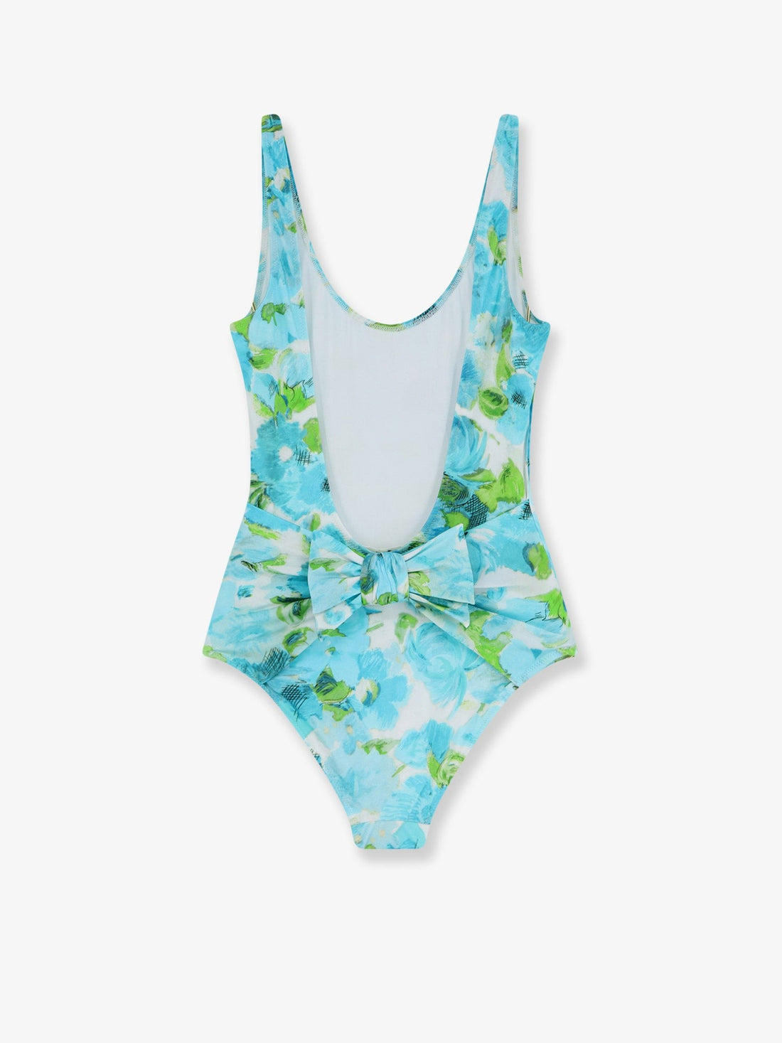 CHLOÉ - One-piece multicolor swimsuit Whiteblue