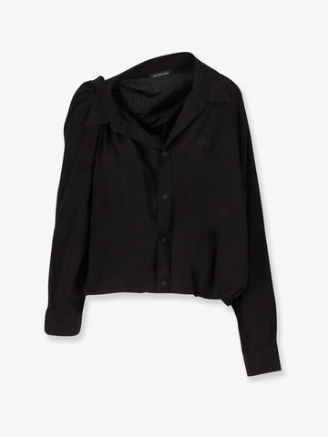 Balenciaga - One shoulder lyocell shirt one-shoulder-lyocell-shirt_caf76fa9-5875-4fbf-b137-07e5230dec95