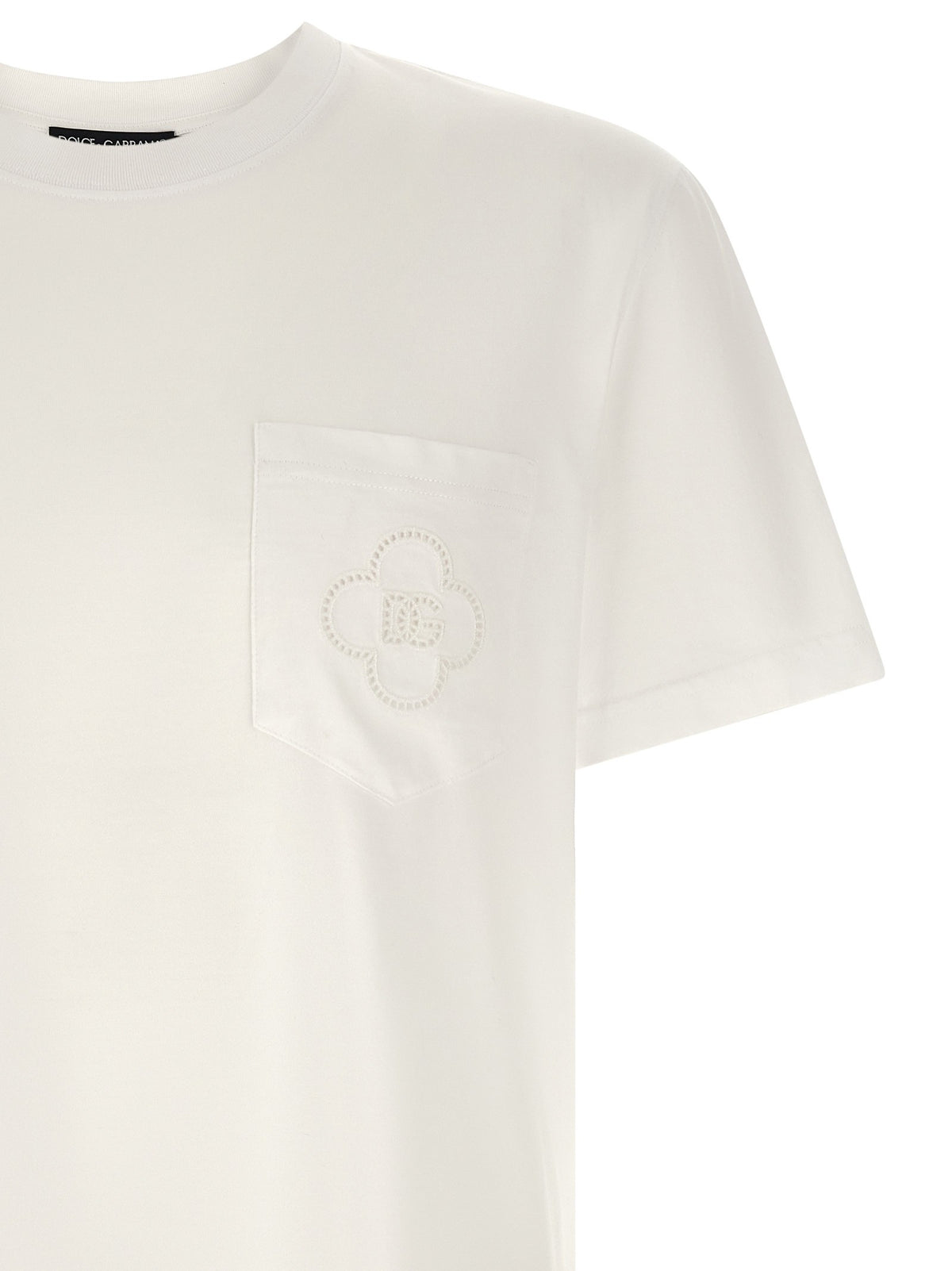 Dolce & Gabbana - Openwork logo t-shirt