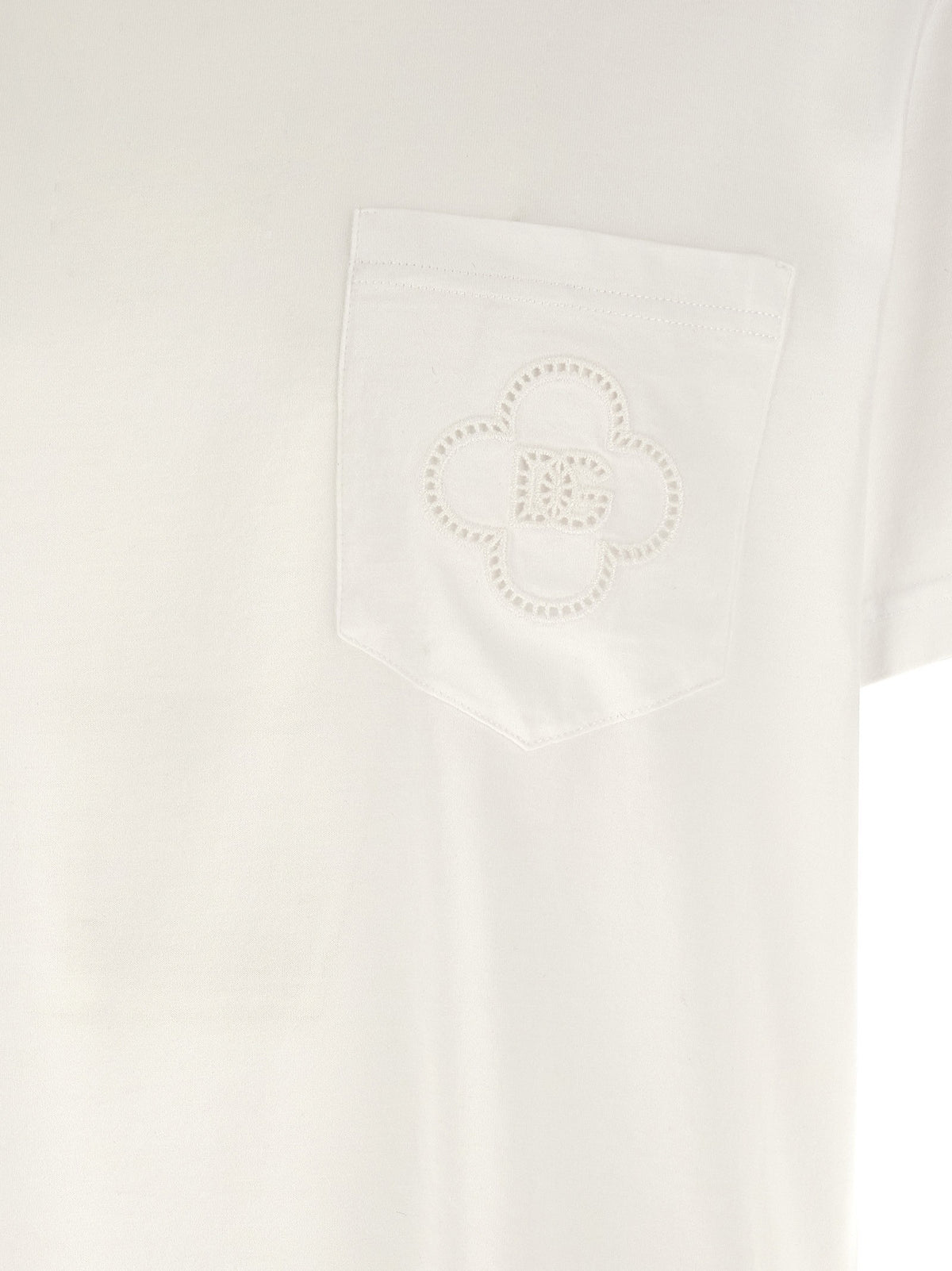 Dolce & Gabbana - Openwork logo t-shirt