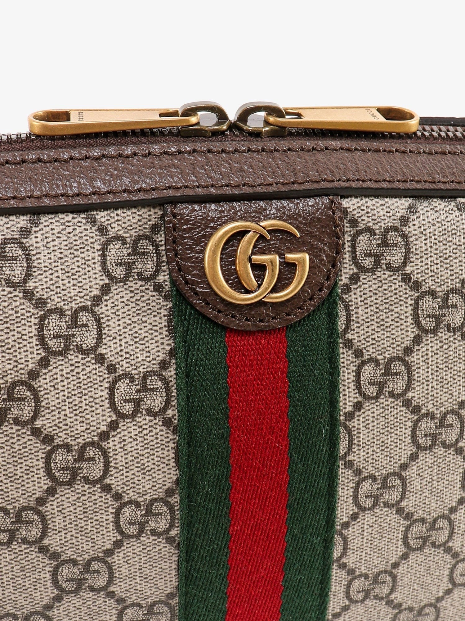 Ophidia GG Supreme Fabric and leather crossbody bag
