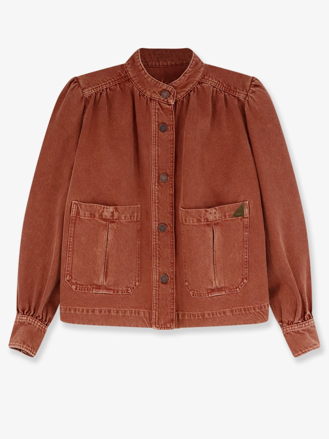 CHLOE' - Orange denim jacket orange-denim-jacket_ea2ba84f-0ed9-4302-afa7-fa28af307b8e