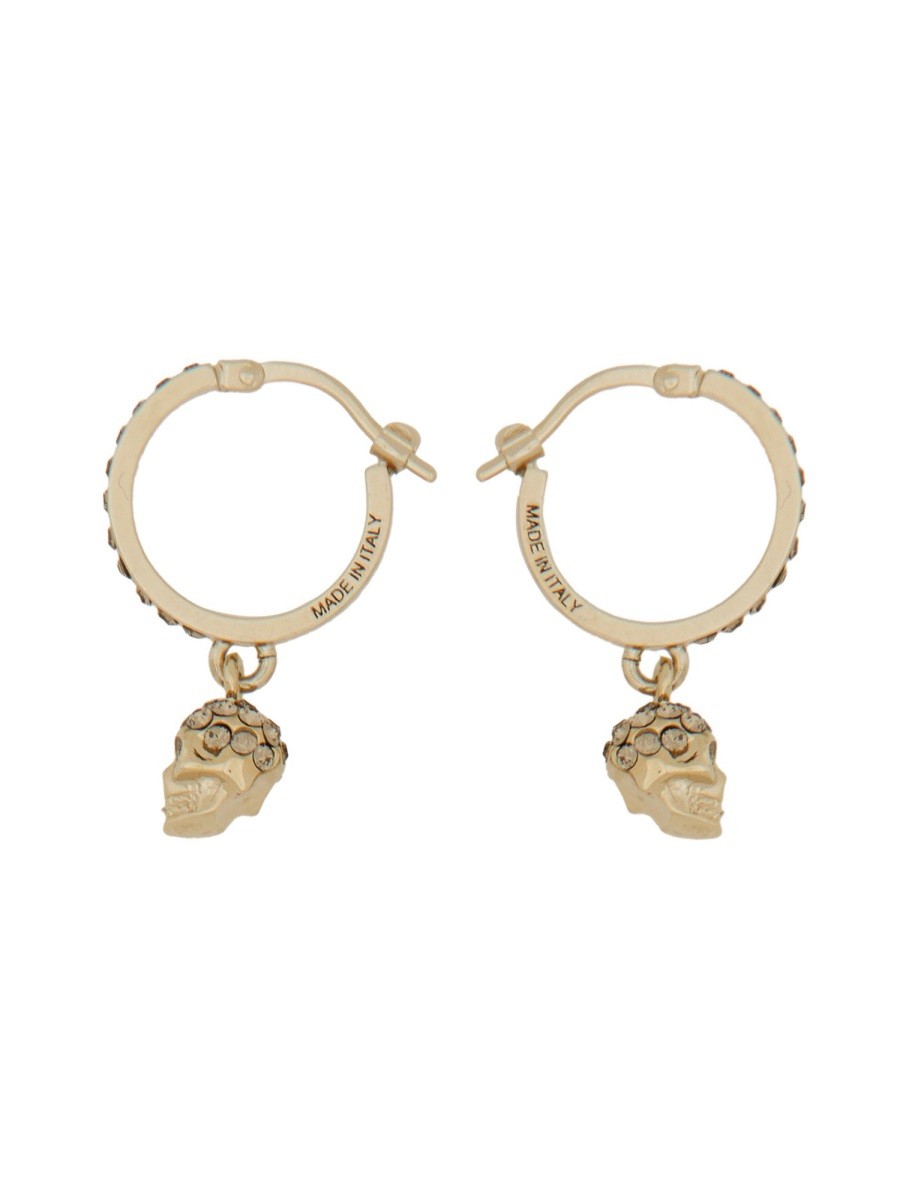 SKULL HOOP EARRINGS