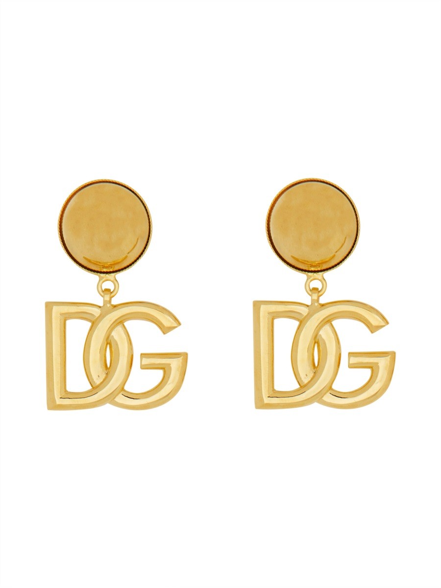 Dolce & Gabbana - ORECCHINI CON LOGO DG orecchini-con-logo-dg_69ef25a1-7ab3-4f80-88f5-bf7c938f2ef9