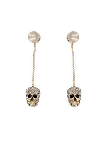 Alexander Mcqueen Alexander Mcqueen - ORECCHINI PENDENTI "SKULL"