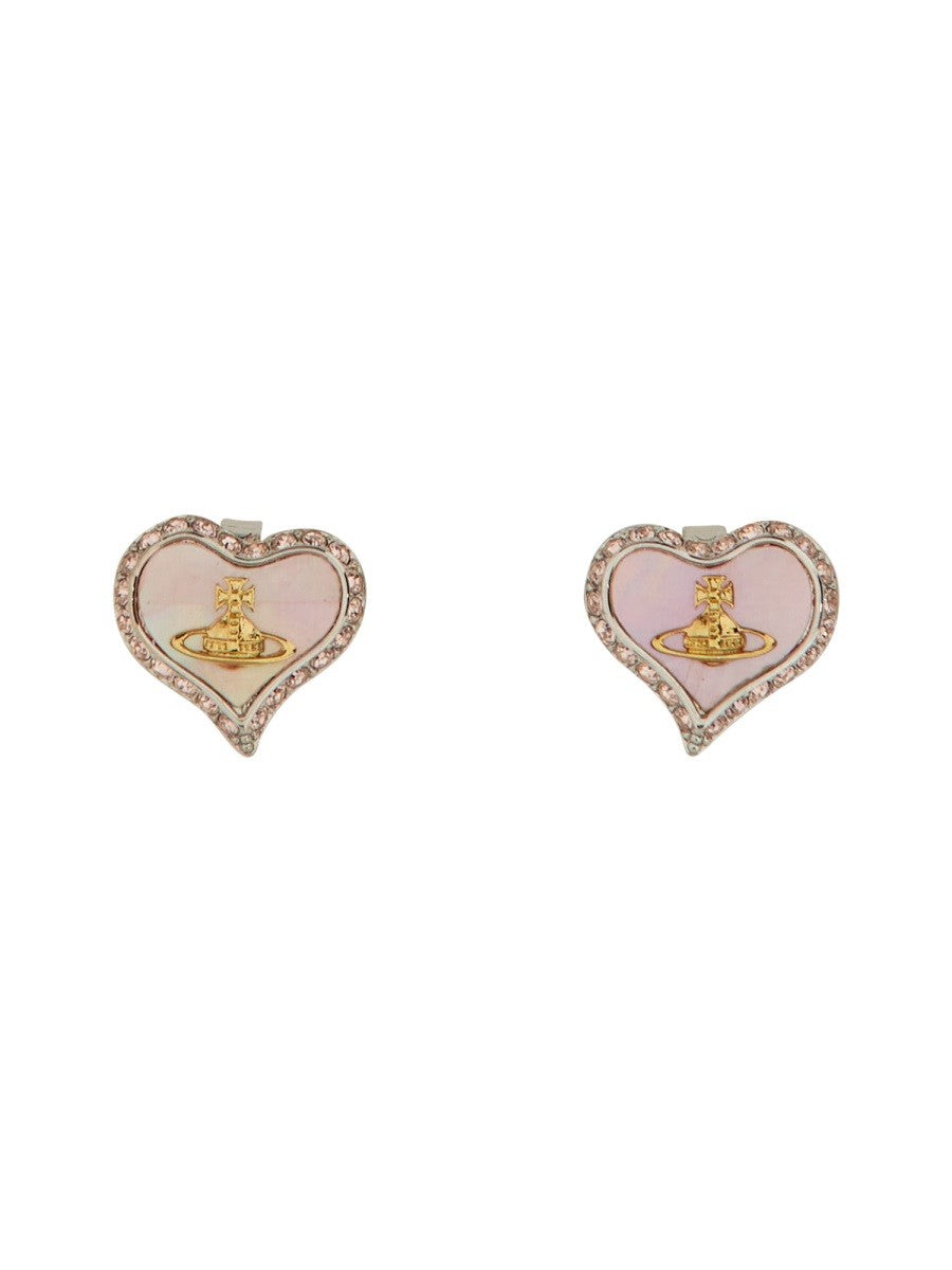 Vivienne Westwood - Petra Earrings - Pink orecchini-petra