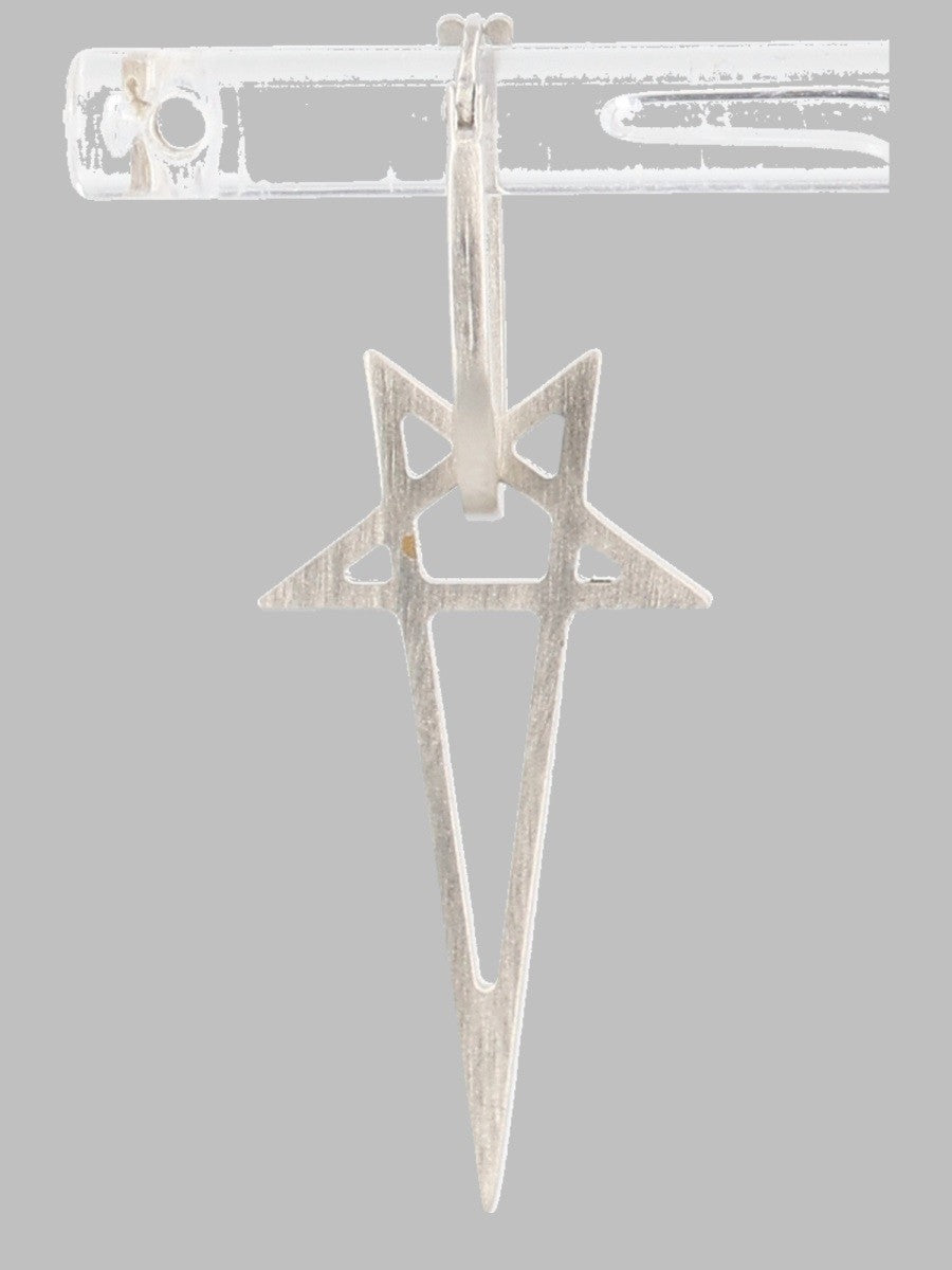 RICK OWENS - ORECCHINO "PENTAGRAM" Unisex