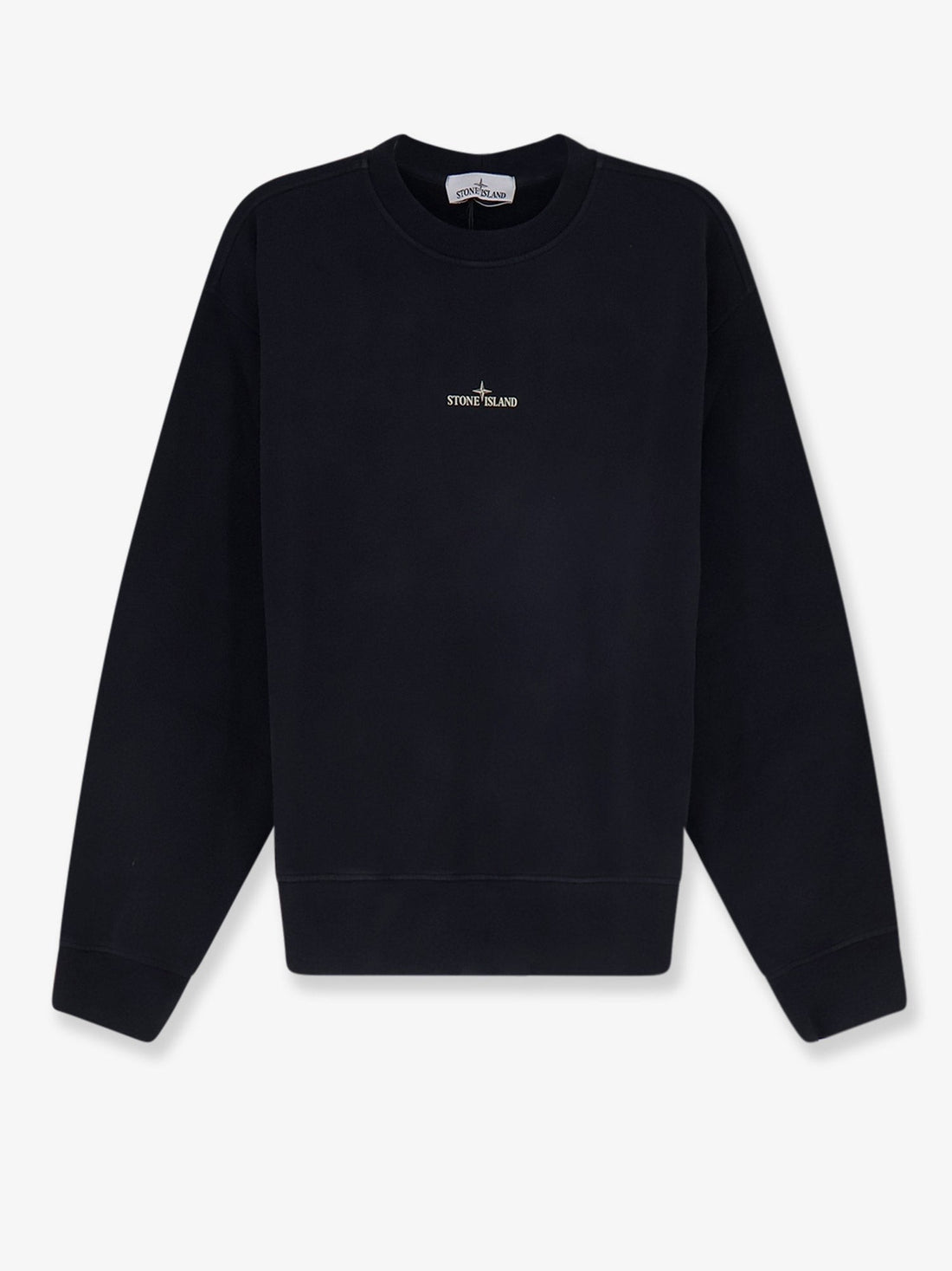 Stone Island - Organic cotton sweatshirt with Logo print organic-cotton-sweatshirt-with-logo-print_09492ce9-69ae-4a60-92d6-7eeaeb682a97