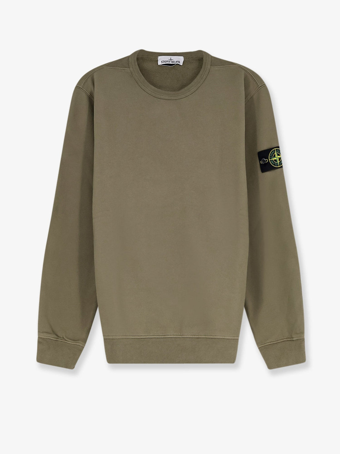 Stone Island - Organic cotton sweatshirt Military green