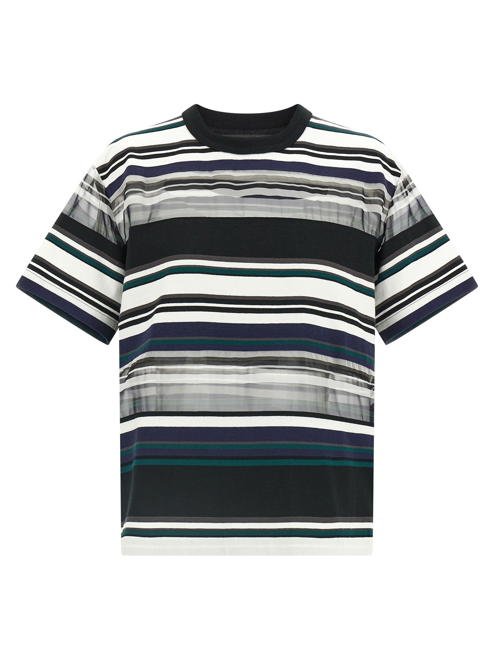 SACAI - Organza insert t-shirt