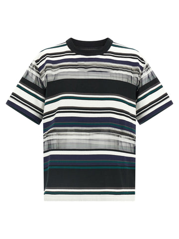 SACAI - Organza insert t-shirt