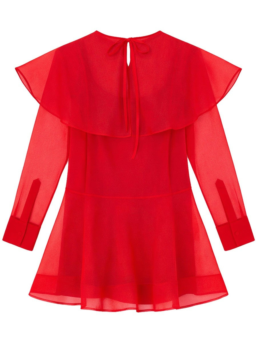GANNI GANNI - ORGANZA MINI DRESS