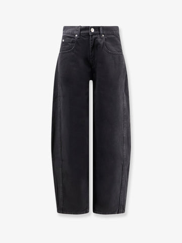 Isabel Marant - Oriane black denim trousers
