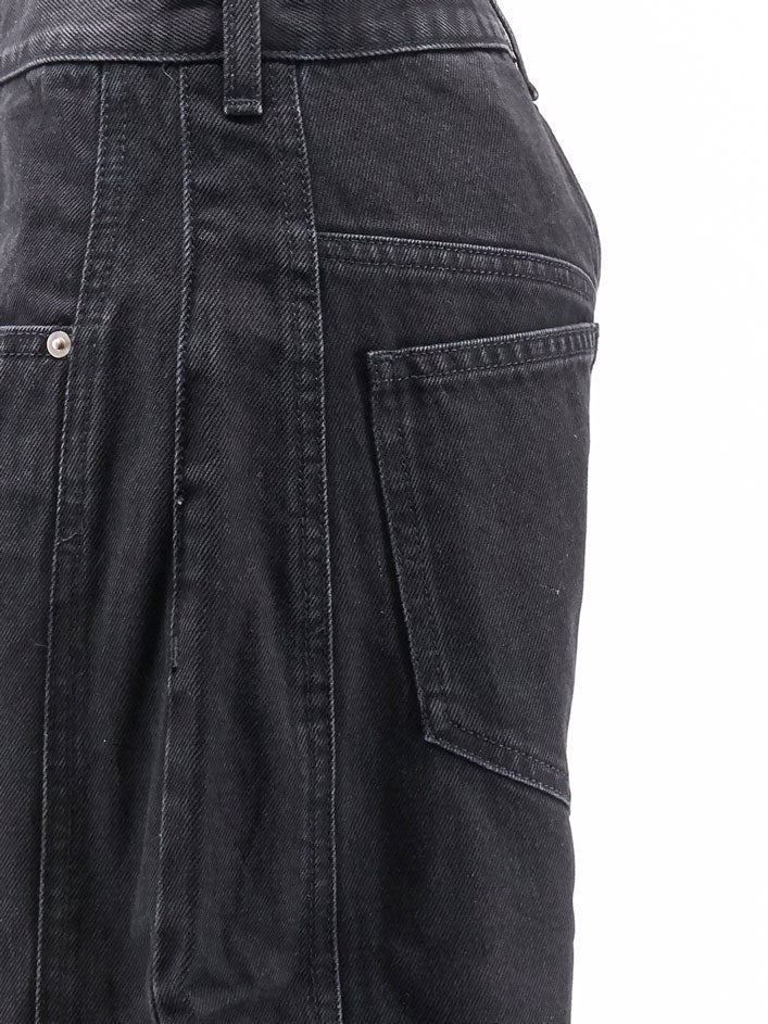 Isabel Marant - Oriane black denim trousers