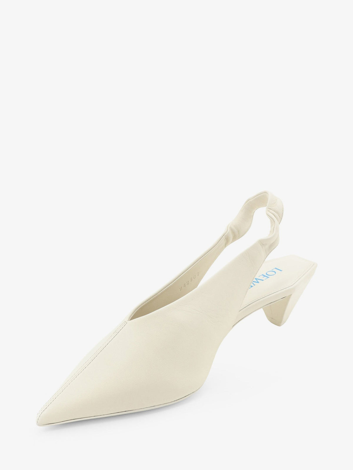 LOEWE - Origami Cubic leather slingback