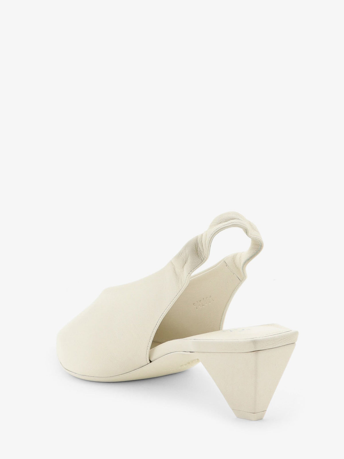 LOEWE - Origami Cubic leather slingback
