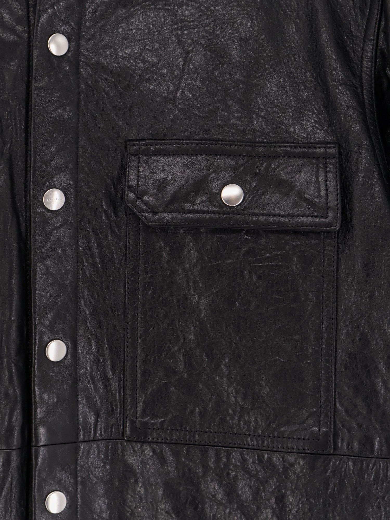 Outershirt leather jacket