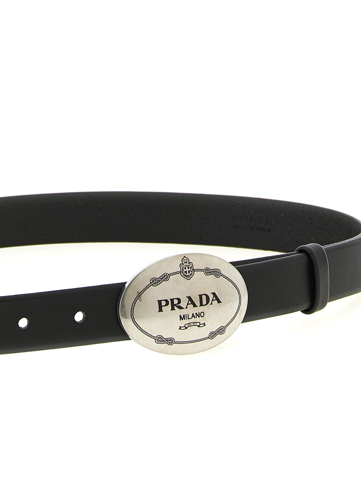 PRADA - Oval buckle belt