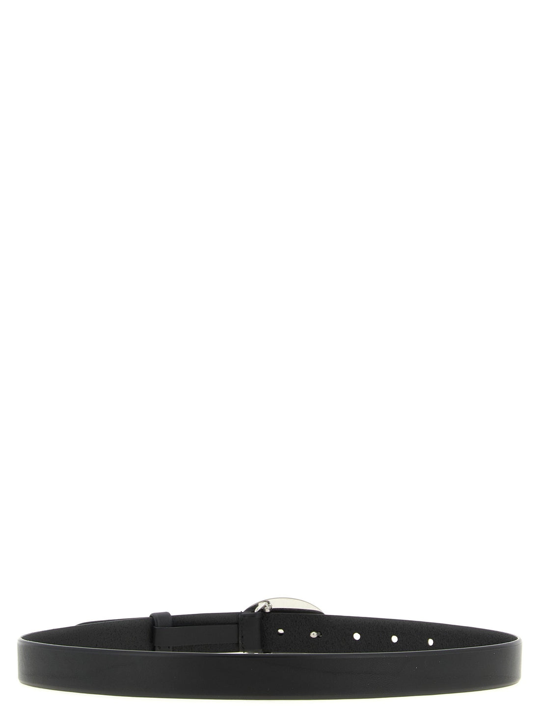PRADA - Oval buckle belt Black