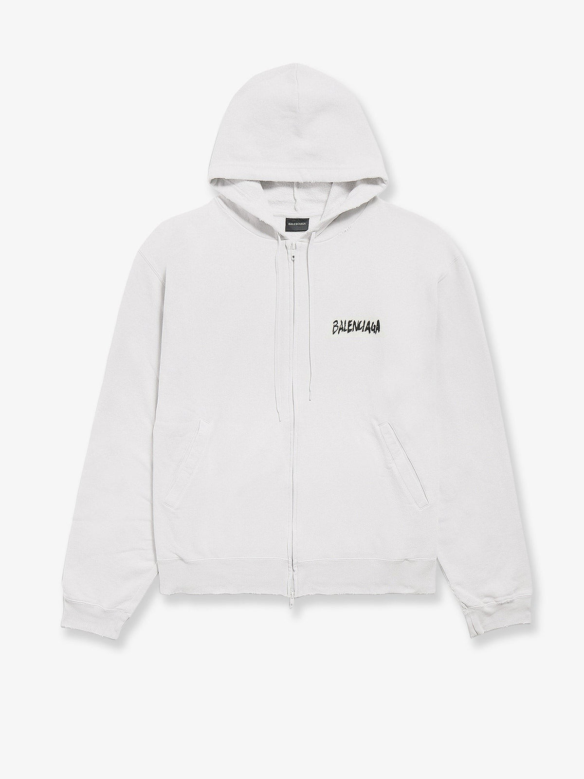 Balenciaga - Over Zip-Up Hoodie cotton sweatshirt