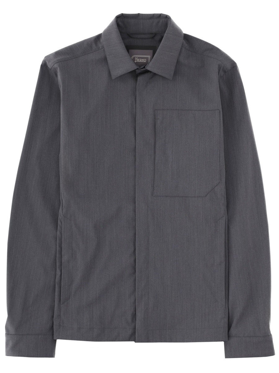 Herno - OVERSHIRT IN MISTO LANA overshirt-in-misto-lana_16e650d4-fcbb-4ad3-998b-bb1339fee667