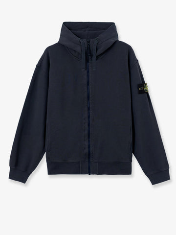 Stone Island Stone Island - Oversize biologic cotton sweatshirt with zip