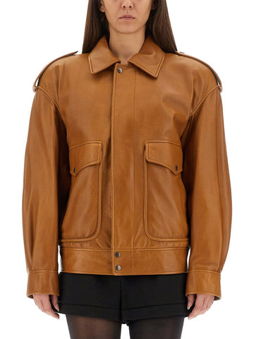 Saint Laurent Saint Laurent - OVERSIZED LEATHER JACKET