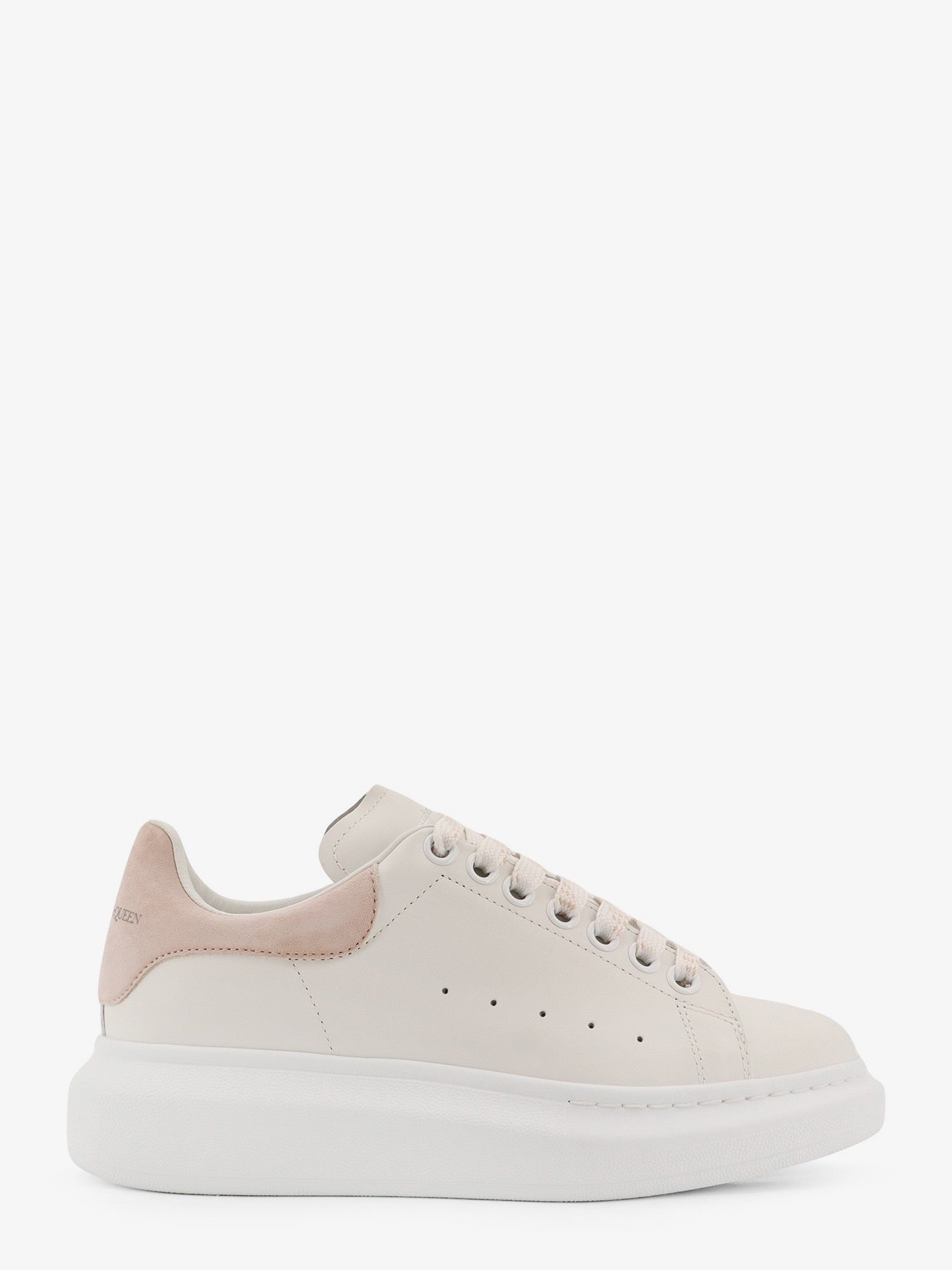 Alexander McQueen Oversized Leather Sneakers – White / Patchouli oversized-leather-sneakers_0a8382d0-7dc9-46af-aa72-b0668def518b