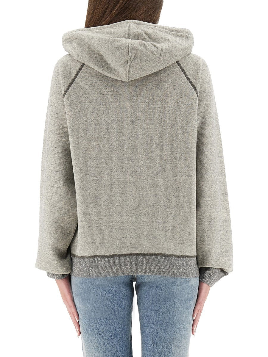CHLOÉ CHLOÉ - OVERSIZED LOGO HOODIE