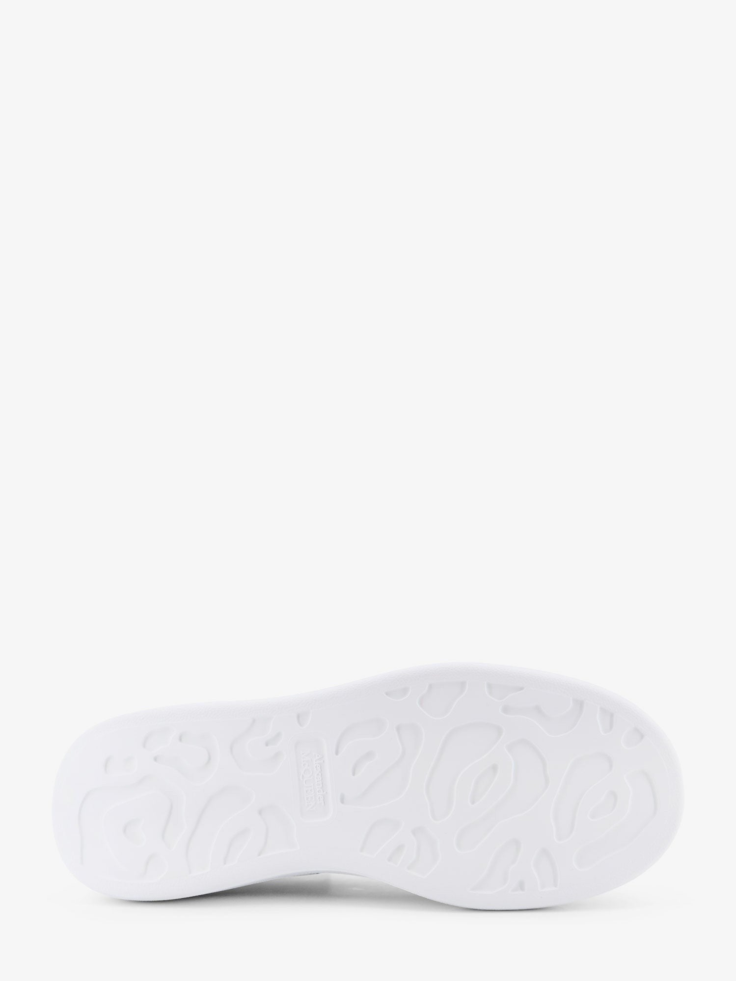 Alexander Mcqueen Alexander McQueen White Black Oversized Low-Top Leather Sneakers
