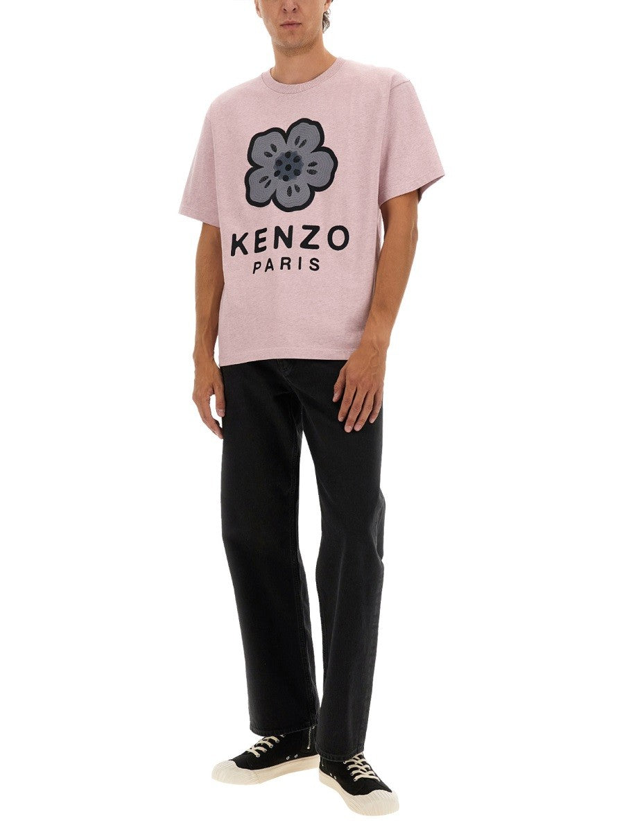 OVERSIZED T-SHIRT WITH "BOKE FLOWER" EMBROIDERY