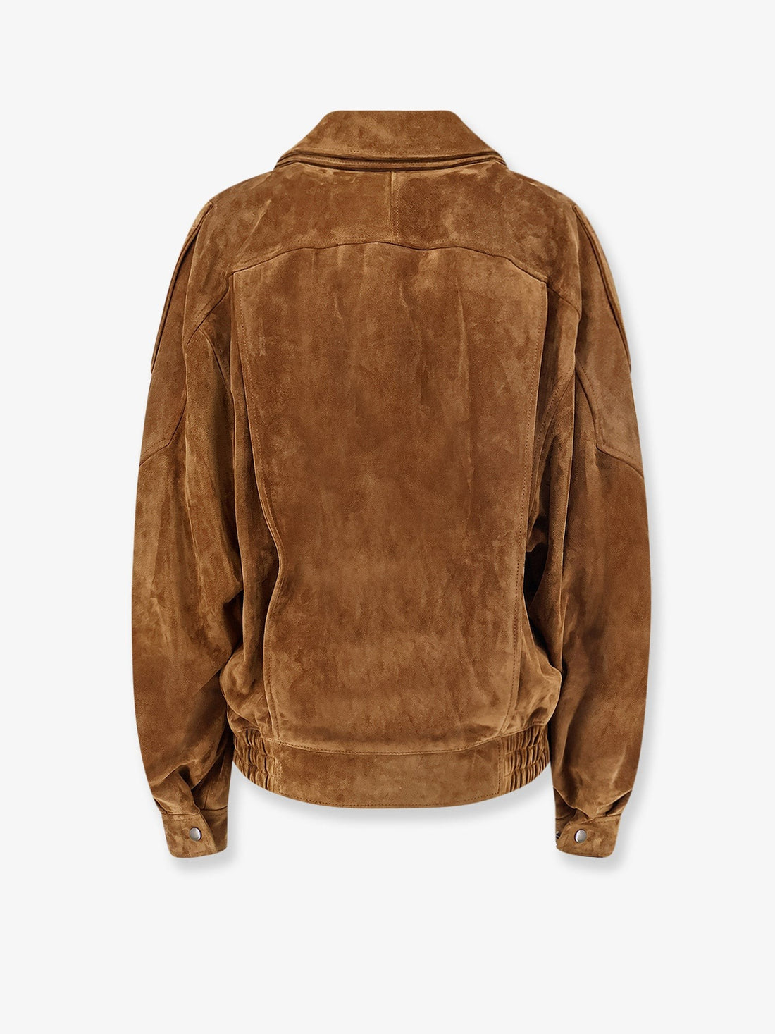 Saint Laurent - Oversized vintage split-leather jacket NOIX 36
