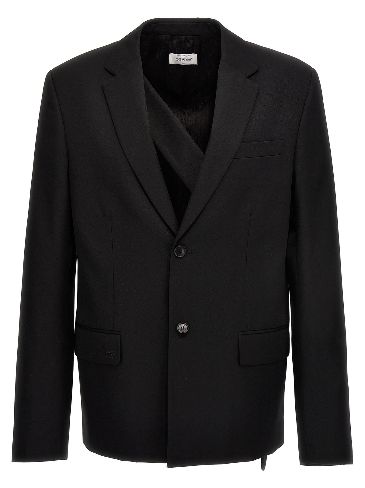 Off White - 'OW Embroidery' blazer