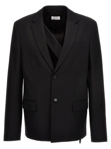 Off White - 'OW Embroidery' blazer