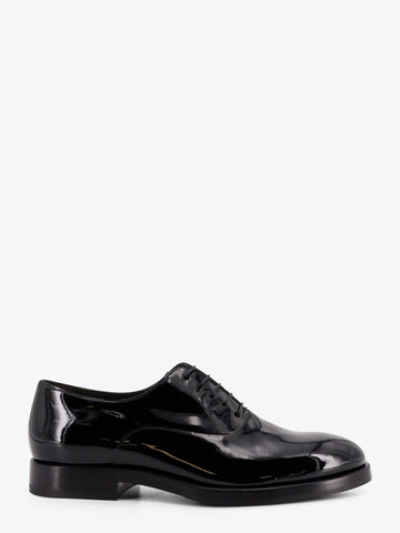 Brunello Cucinelli - Oxford patent leather lace-up oxford-patent-leather-lace-up