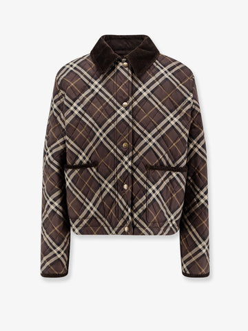 Oldham padded cotton jacket with check pattern