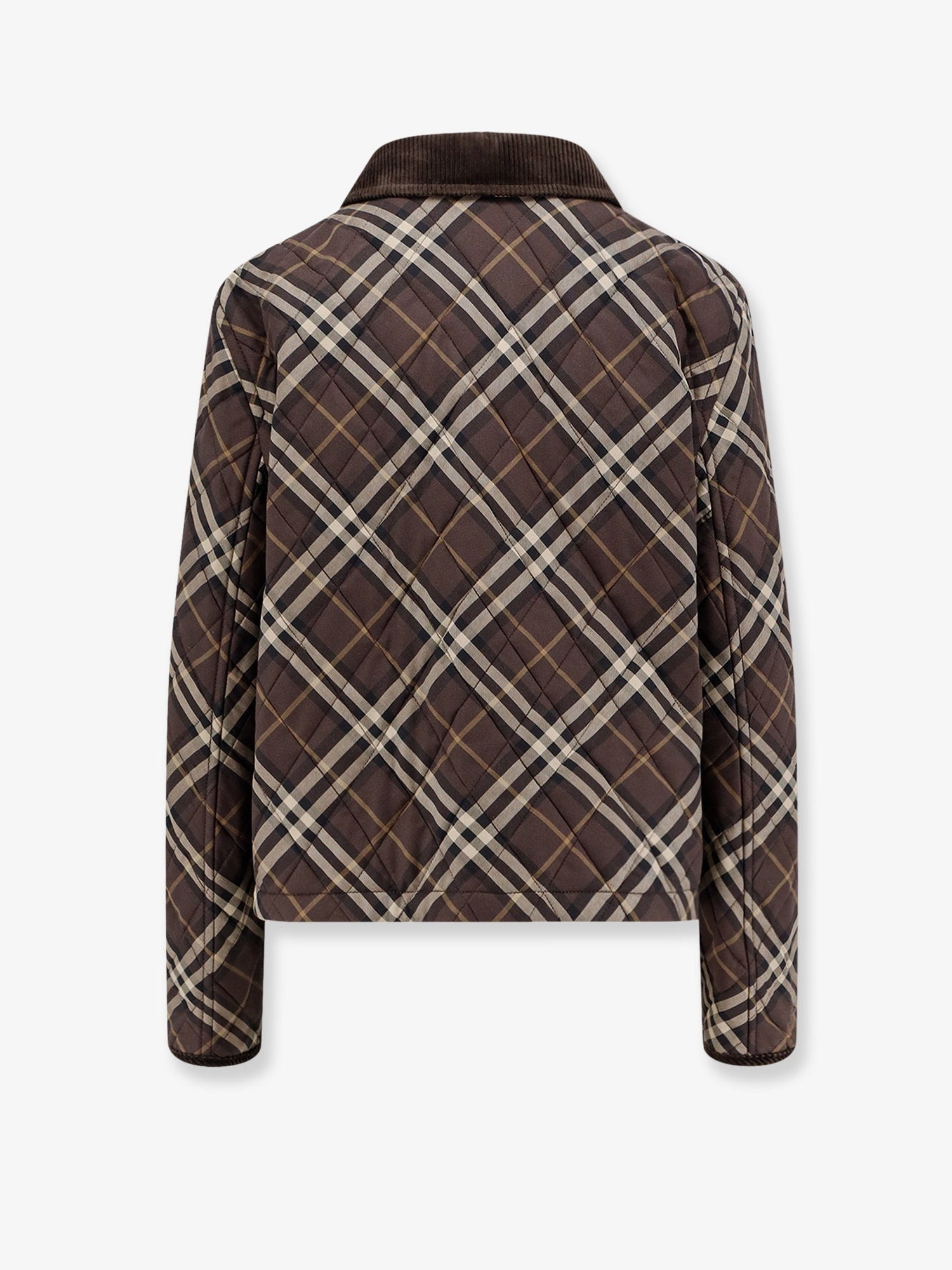 Oldham padded cotton jacket with check pattern