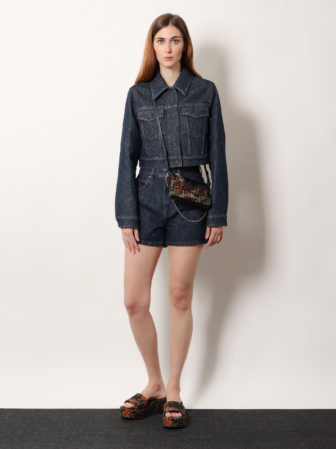 Fendi - FF denim bolero jacket padded-denim-jacket_f7d1e0db-4bbf-45a4-a12c-2375d1d4e126