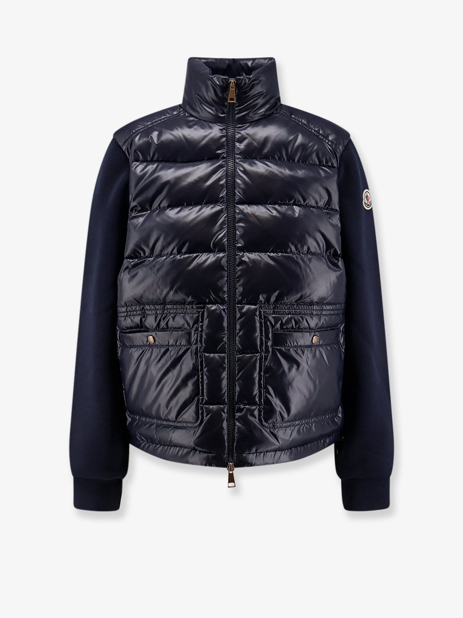 Moncler - Padded jacket with fabric details