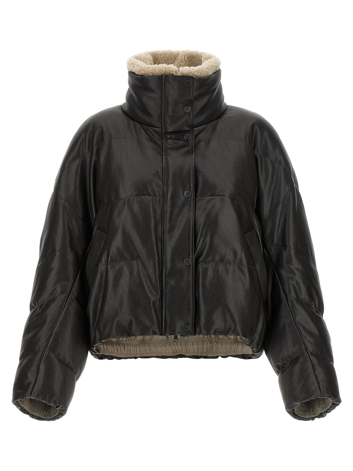 Brunello Cucinelli - Padded leather jacket padded-leather-jacket_84639441-3e81-4bfd-8404-cfd8b8fd5eba