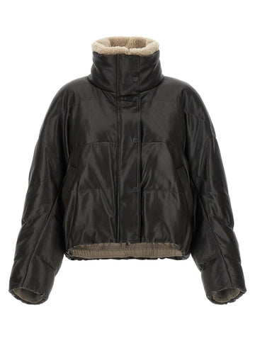 Brunello Cucinelli - Padded leather jacket padded-leather-jacket_84639441-3e81-4bfd-8404-cfd8b8fd5eba