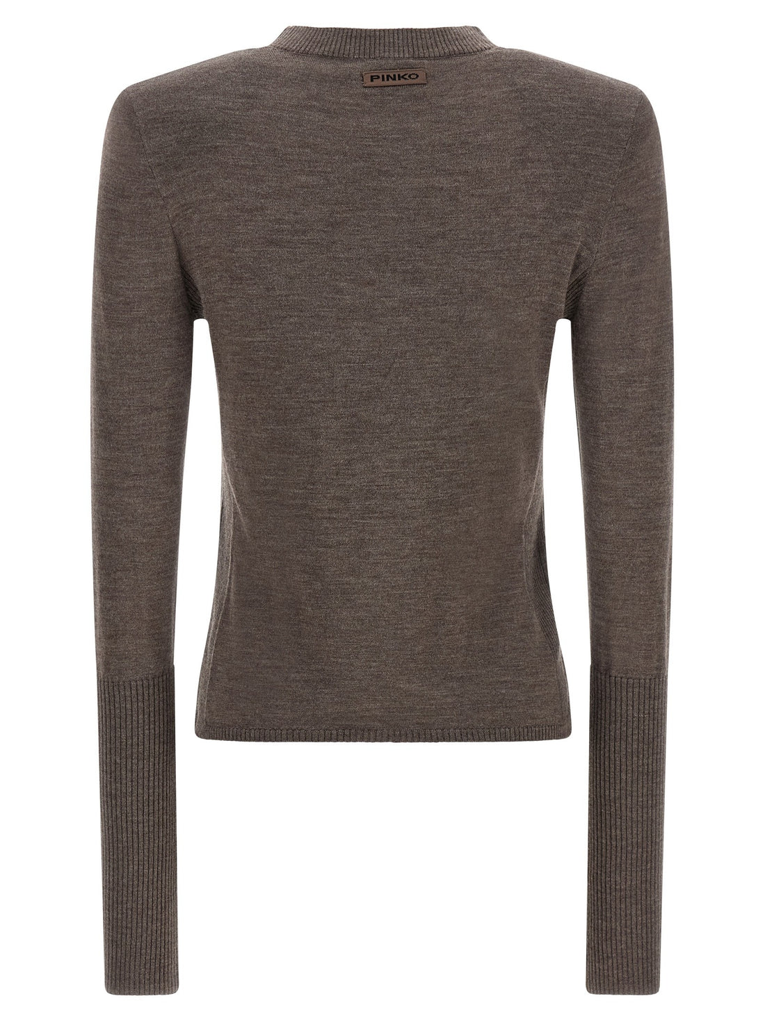 Pinko - Padded shoulder sweater Brown
