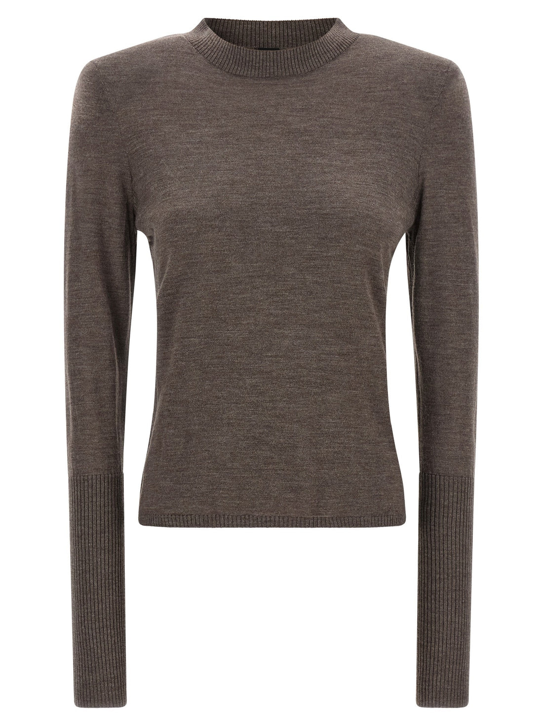 Pinko - Padded shoulder sweater Brown