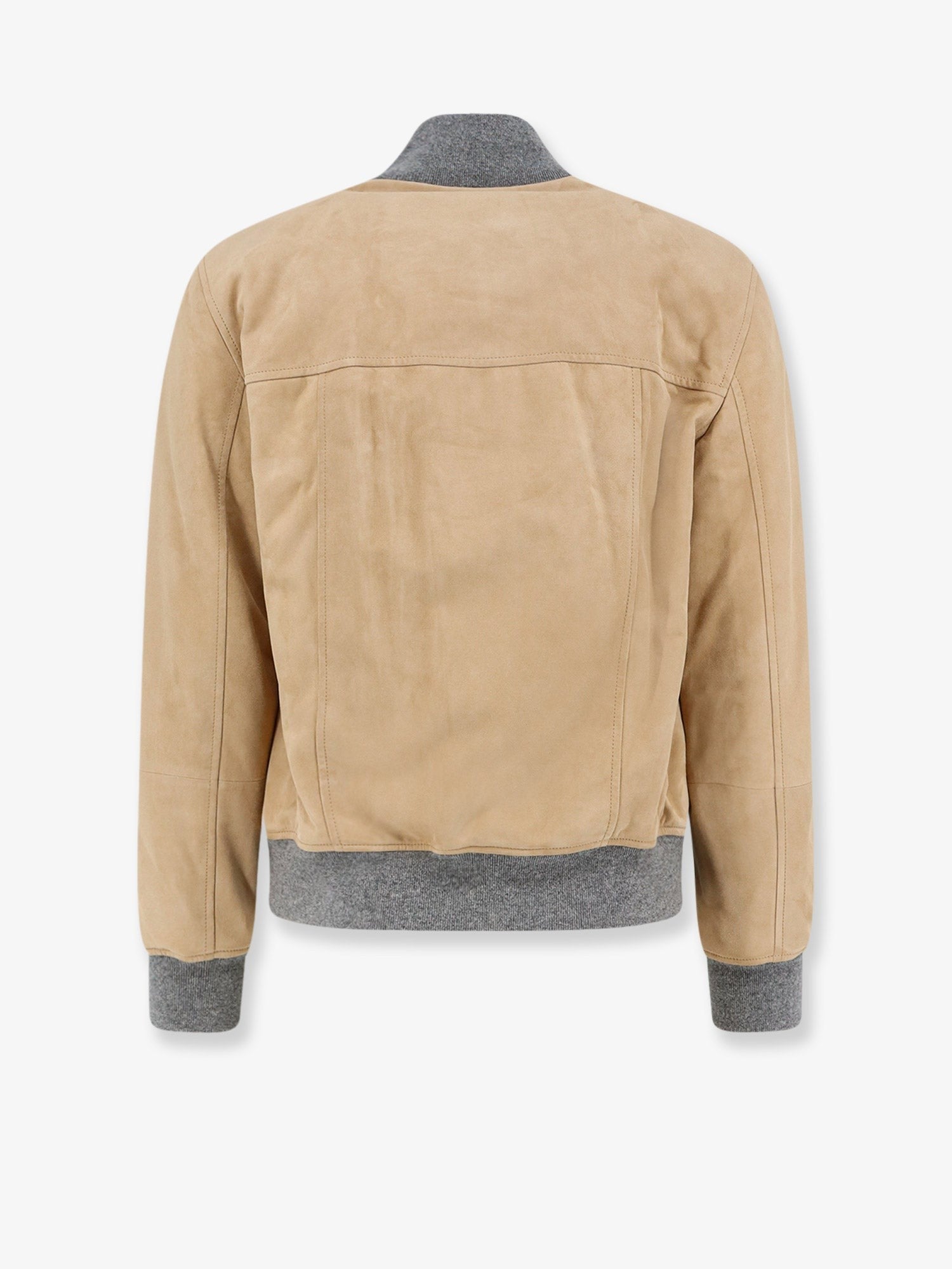 Brunello Cucinelli - Padded suede jacket