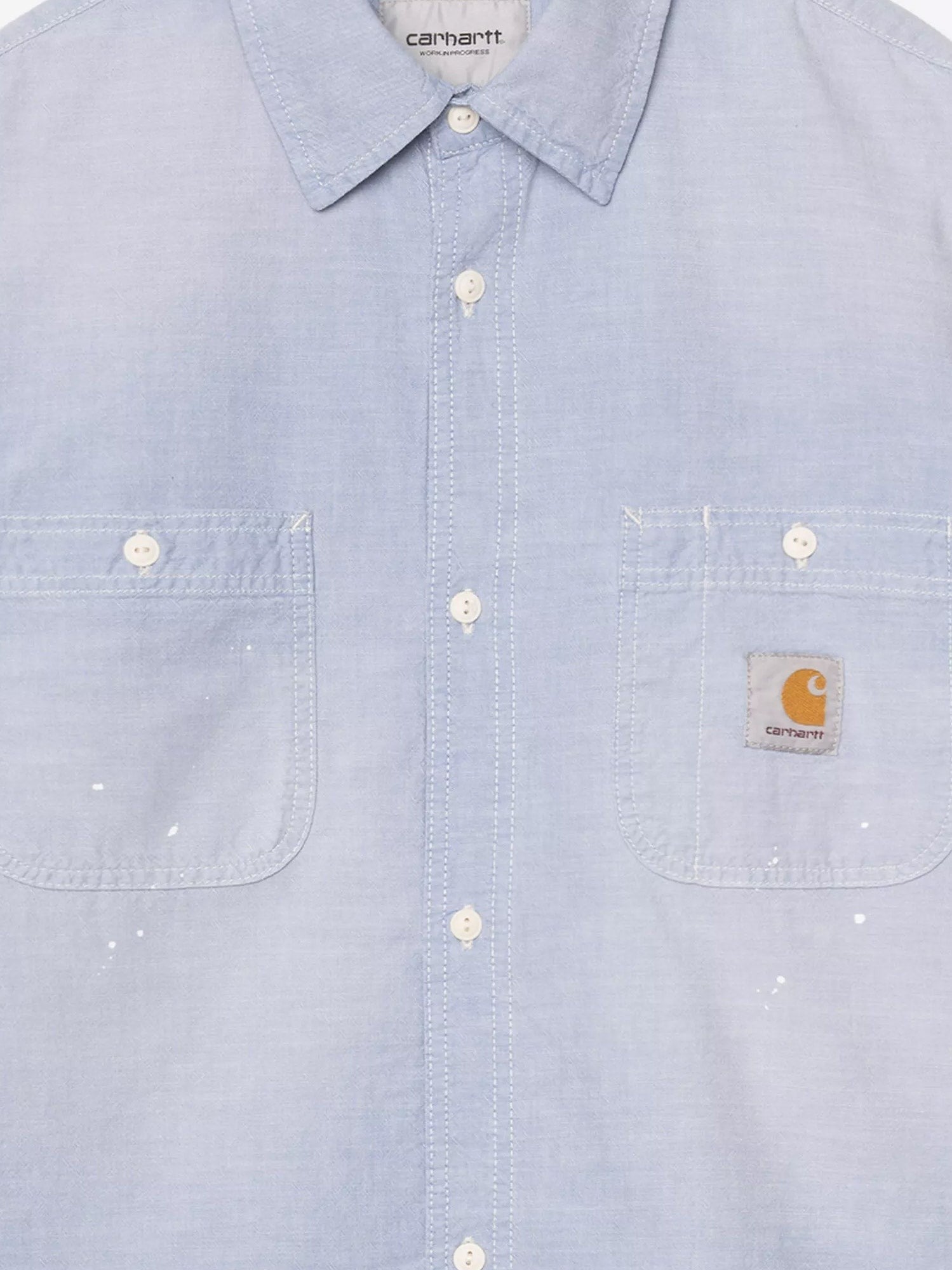 Carhartt Wip Carhartt Wip - Painter cotton shirt with used effect