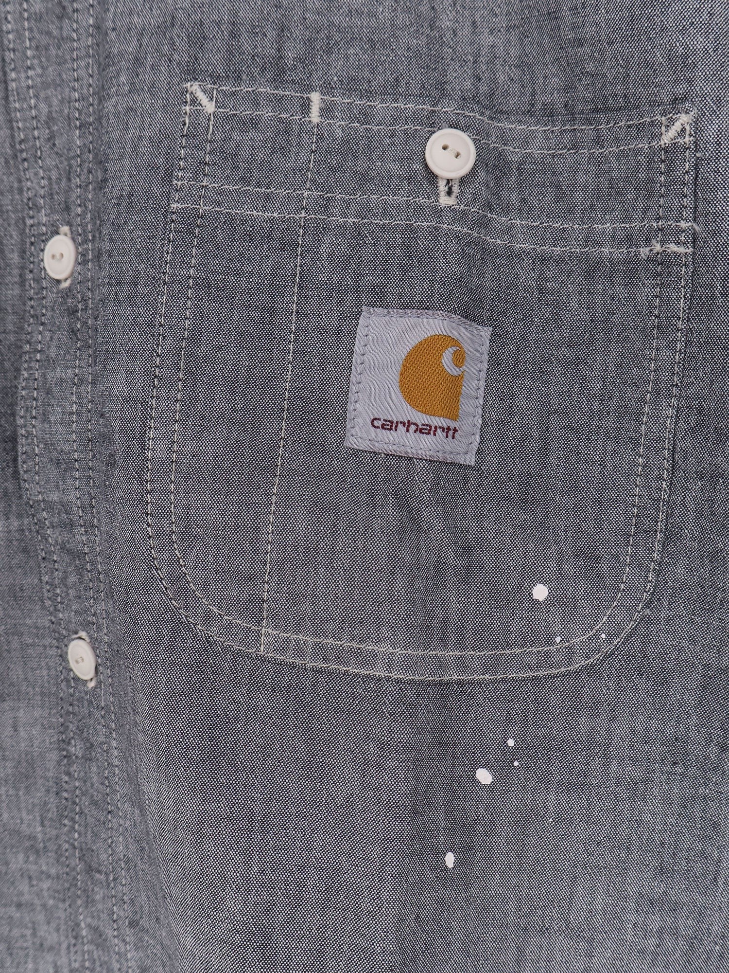 Carhartt Wip - Painter used effect cotton shirt